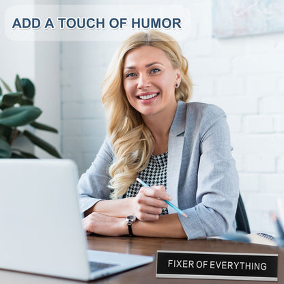 Let Me Drop Everything Funny Desk Name Plate