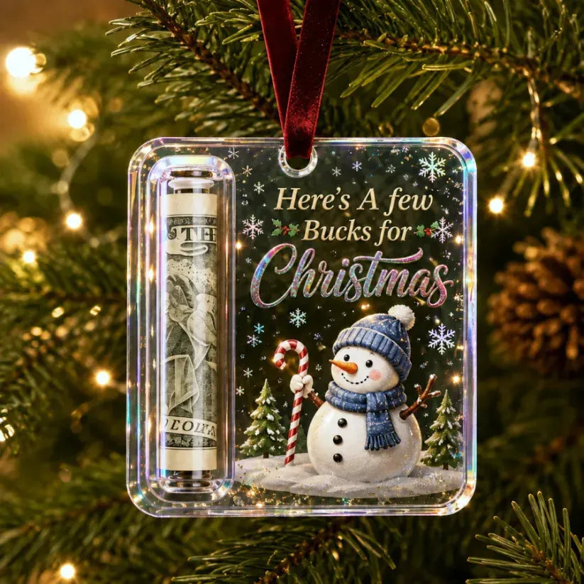 🔥LAST DAY 50% OFF - 🎄Christmas Cash Gift Ornament- Make Cash Feel Like A Real Christmas Gift💵