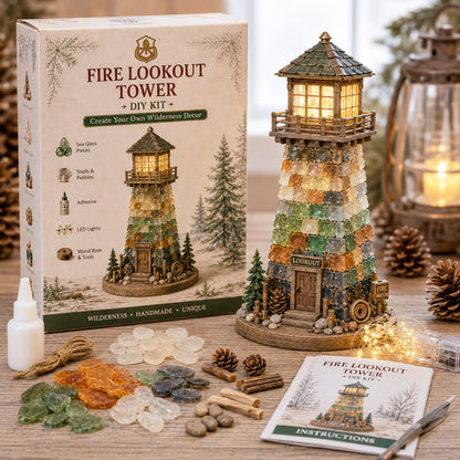 ⏳ Last Day 49% OFF – 🚒 Beginner-Friendly Vintage Firehouse Mosaic Light DIY Kit Collection | Complete Kit with Mosaic Pieces, LED Lights & Step-by-Step Guide Included 💕