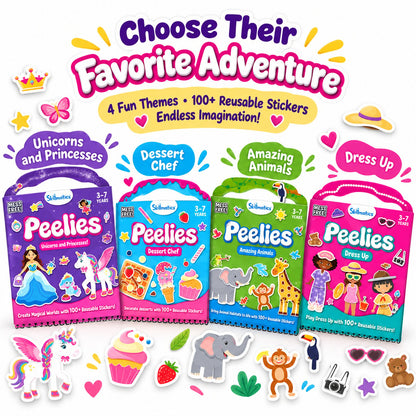 🔥HOT SALE🔥🌈 Reusable Sticker Activity Book — 100+ Stickers for Creative Play