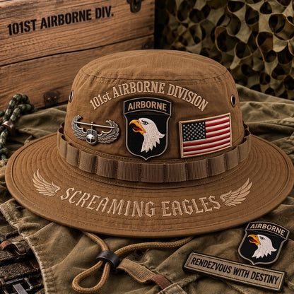 🇺🇸 Last Day Promo: 49% OFF🦅101st Airborne Division Screaming Eagles Tribute Boonie Hat