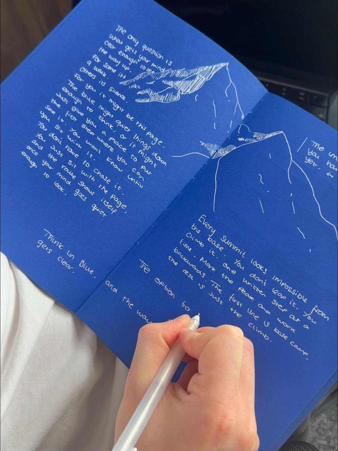 📘 Notedfy Think Blue Notebook – A Different Page for Better Ideas 💙