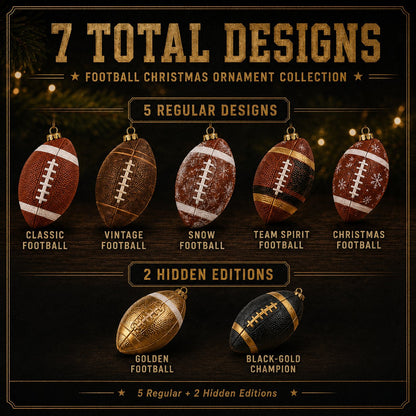 🏈 A Christmas Ornament Collection Made For Football Lovers