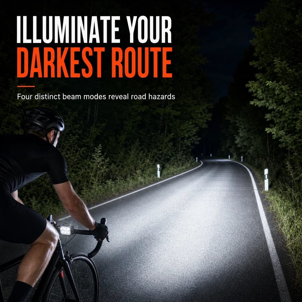 🎉📢📢50% OFF !! ⏰ Bright Bicycle Light Front Headlight and Rear Taillight for Mountain Bike Night Riding Safety Warning Cycling Accessories