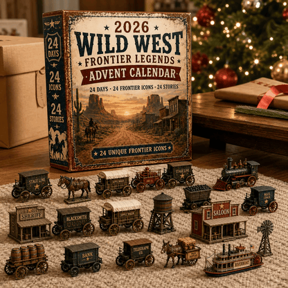 Wild West Frontier Advent Calendar – 24 Western Mini Collectibles