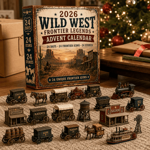 Wild West Frontier Advent Calendar – 24 Western Mini Collectibles