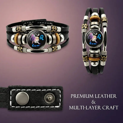 ♈ Glow-in-the-Dark Zodiac Bracelet – 12 Star Signs