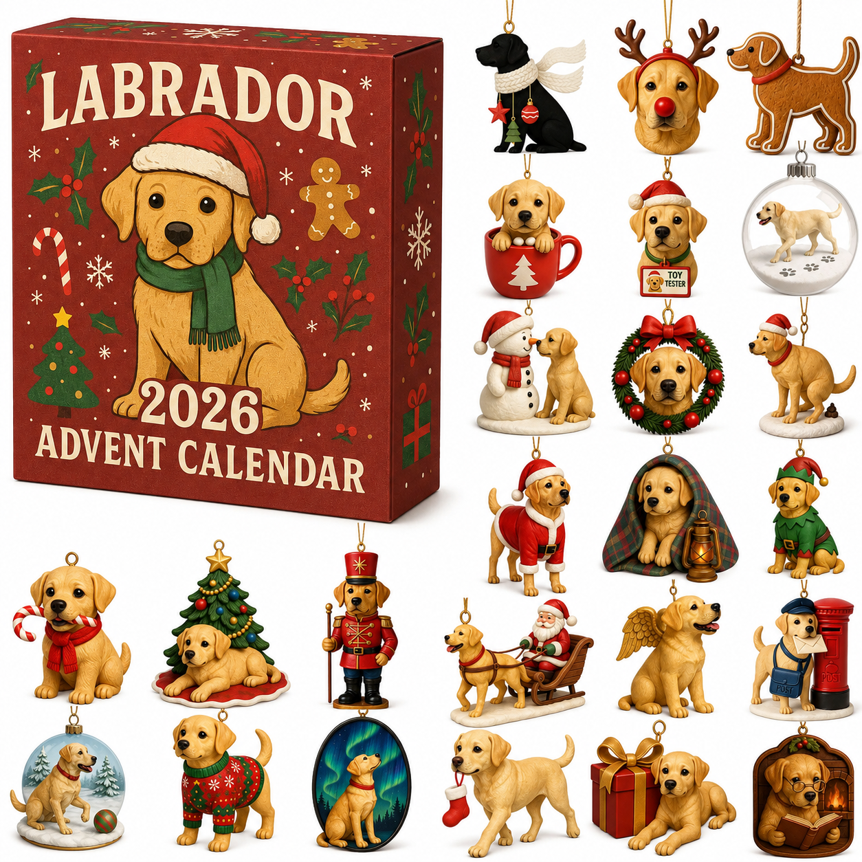 Labrador Advent Calendar 2026 – Dog-Lover Christmas Countdown