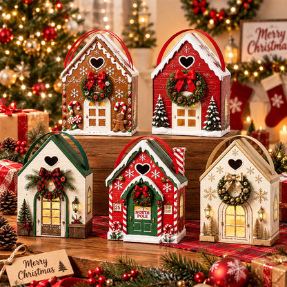 🏠Christmas Magic House Gift Box – Creative 3D Handheld Holiday Gift Packaging