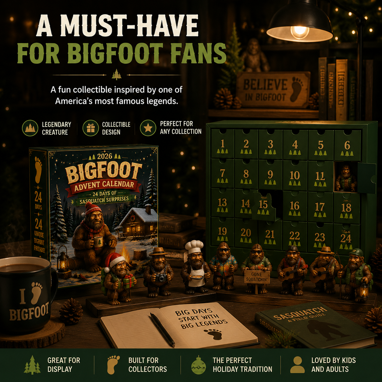 🦶24 Days Of Bigfoot Magic 🎄 A Christmas Countdown Filled With Legendary Surprises