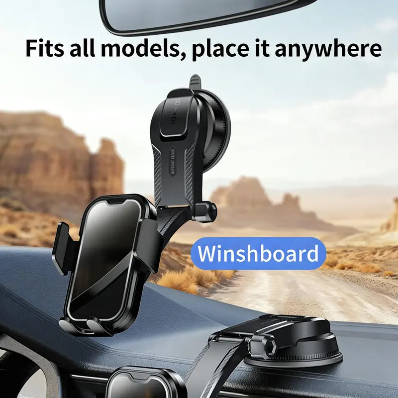 🚗 Adjustable Car Phone Mount – Suction Cup Holder for Dashboard & Windshield