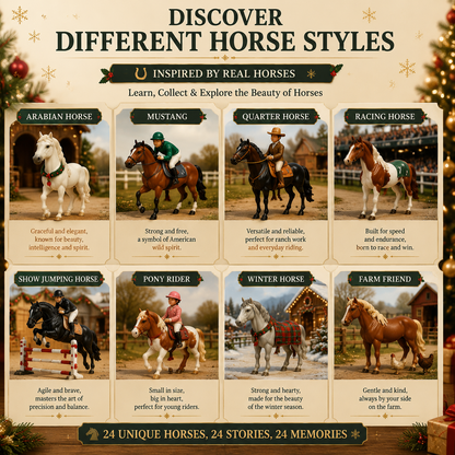 🐴 Christmas Horse Advent Calendar – 24 Days of Horse Friends