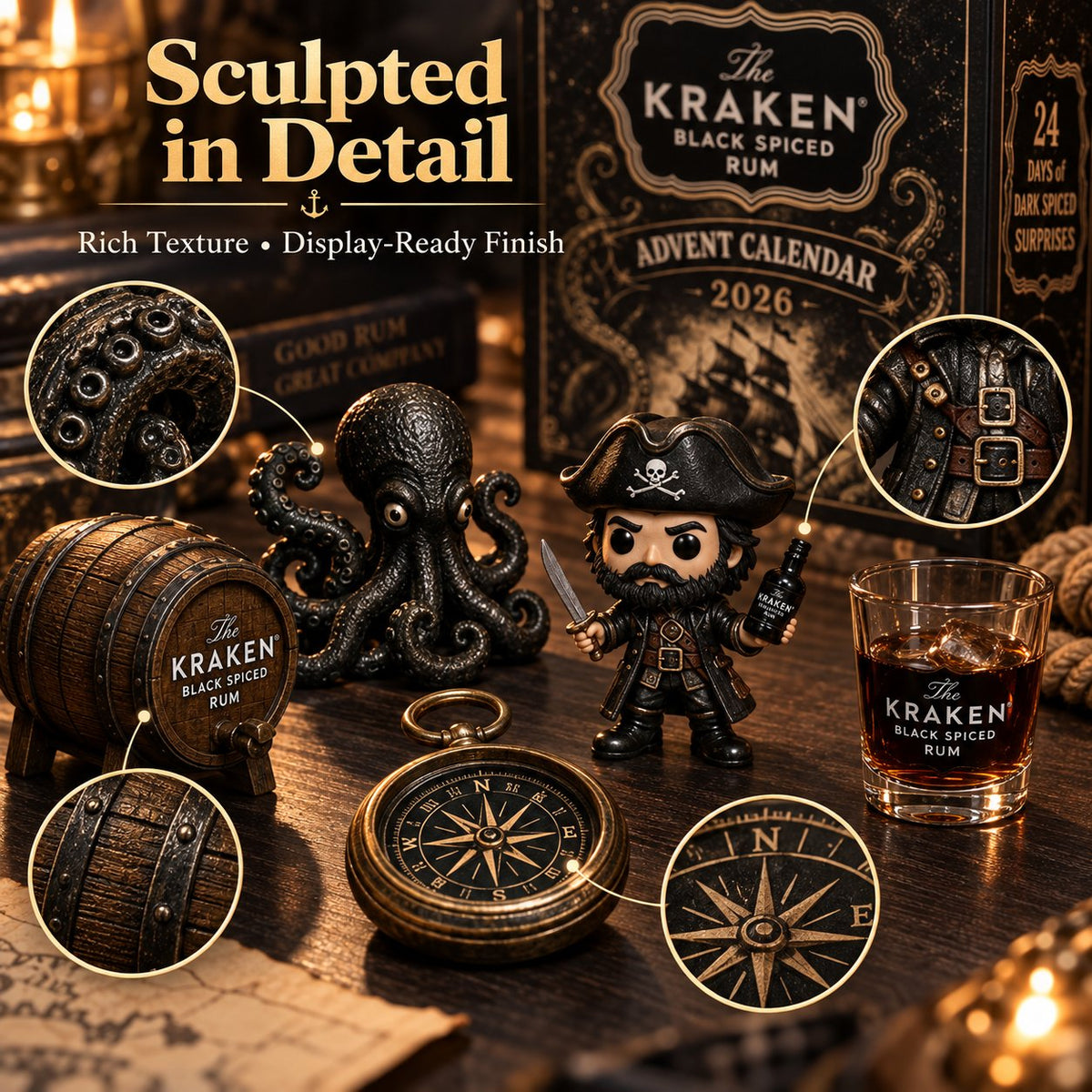 Deep Sea Pirate Advent Calendar – 24 Nautical Fantasy Collectibles