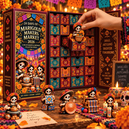 Día de Muertos Collector Advent Calendar – 24 Miniature Figurines