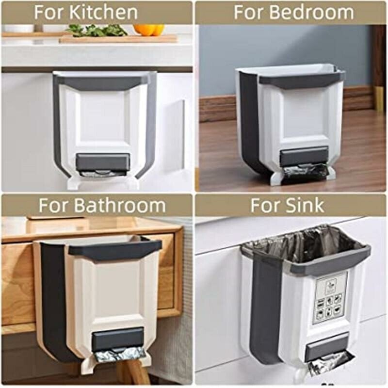 🔥Hot Sale✨Kitchen Cabinet Foldable Trash Can（ Summer Promotion 48%）
