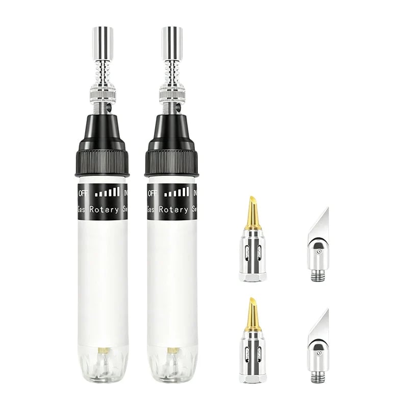 🛠️ 5-in-1 Cordless Butane Soldering Iron – No Outlet Needed