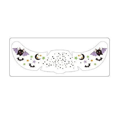 🎃👻 Halloween Water-Transfer Face Tattoos — Create a Spooky Look in Seconds, No Messy Face Paint Needed! 🦇✨(Set of 3)