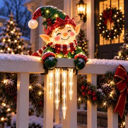 🎄Christmas Character Railing Lights😍