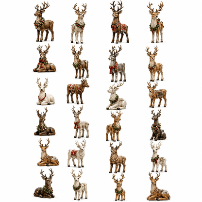 Reindeer Magic Advent Calendar – 24 Collectible Miniature Figurines