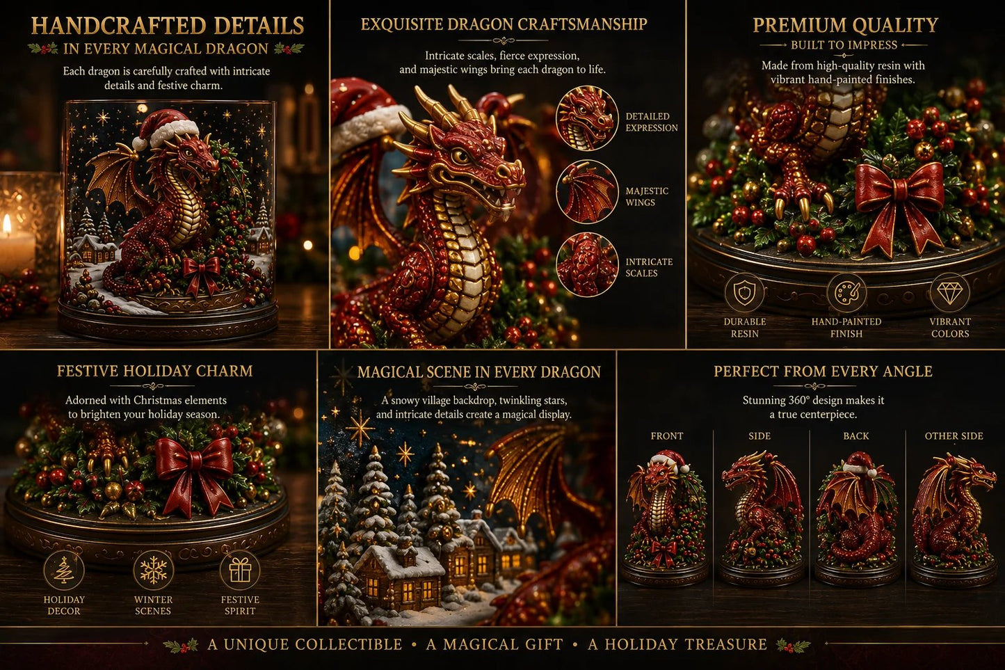 🐉 24 Days of Dragons Advent Calendar – 24 Unique Dragons, 24 Magical Christmas Surprises 🎄✨