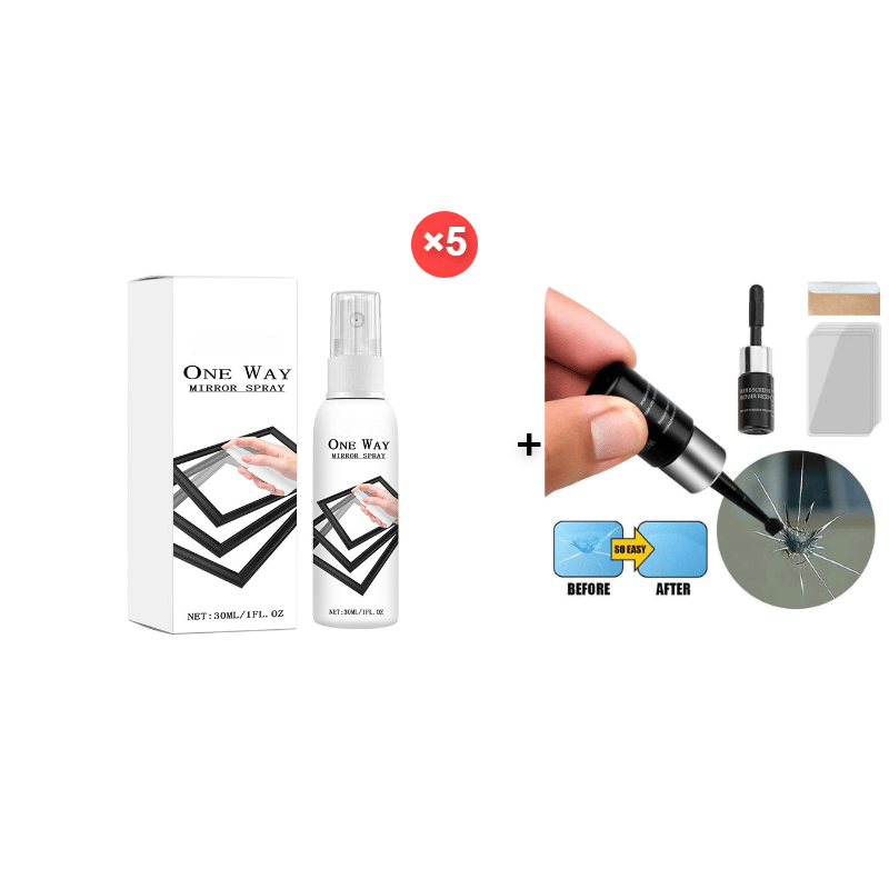✨🪟 49% OFF Reflective Window Spray | One-Way Mirror Privacy Shield for Home & Car