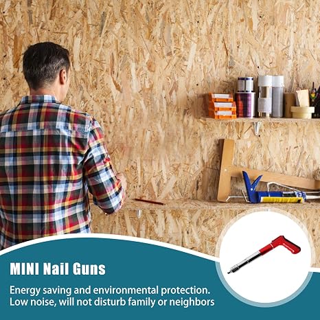 Portable Manual Nail Shooting Gun-Mini Steel Nail Gun with Ergonomic Handle