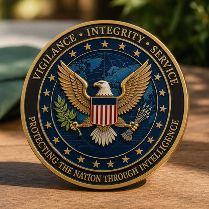 🦅U.S. Intelligence Community Commemorative Coin(Gift box included)