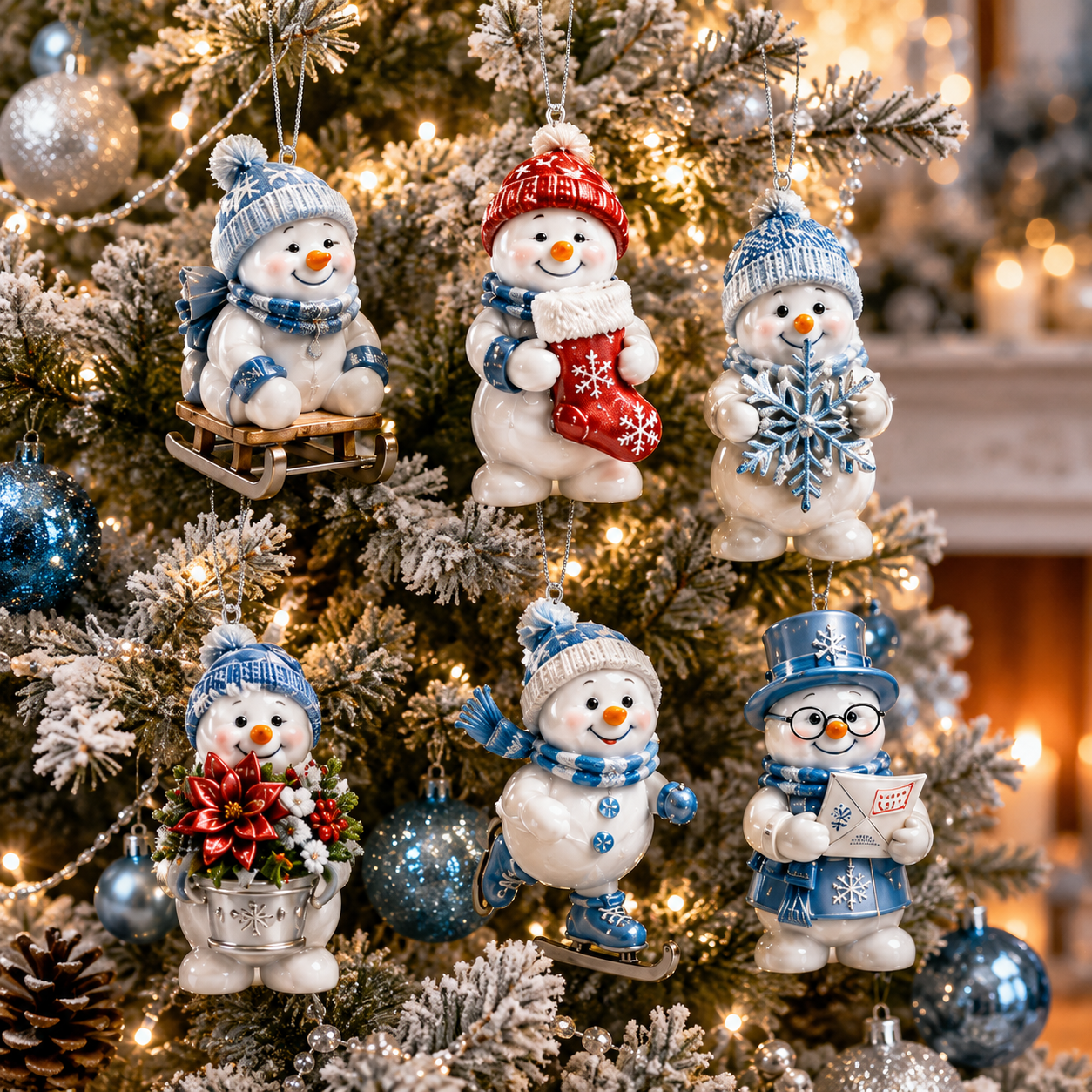 🔥24-Day Christmas Countdown Advent Calendar – Snowman Christmas Series