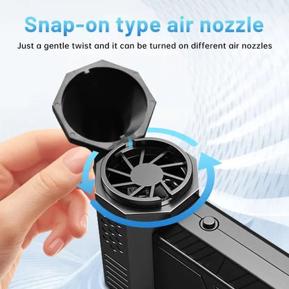 🔥49% OFF Powerful Turbo Mini Jet Fan, Rechargeable Portable Compact Handheld Fan