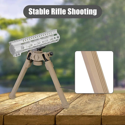 360 Swivel Bipod Rifle Pillar