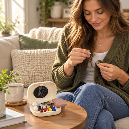 🧵 Portable Magnetic Sewing Organizer | On-the-Spot Clothing Fixes Anywhere 🪡👕