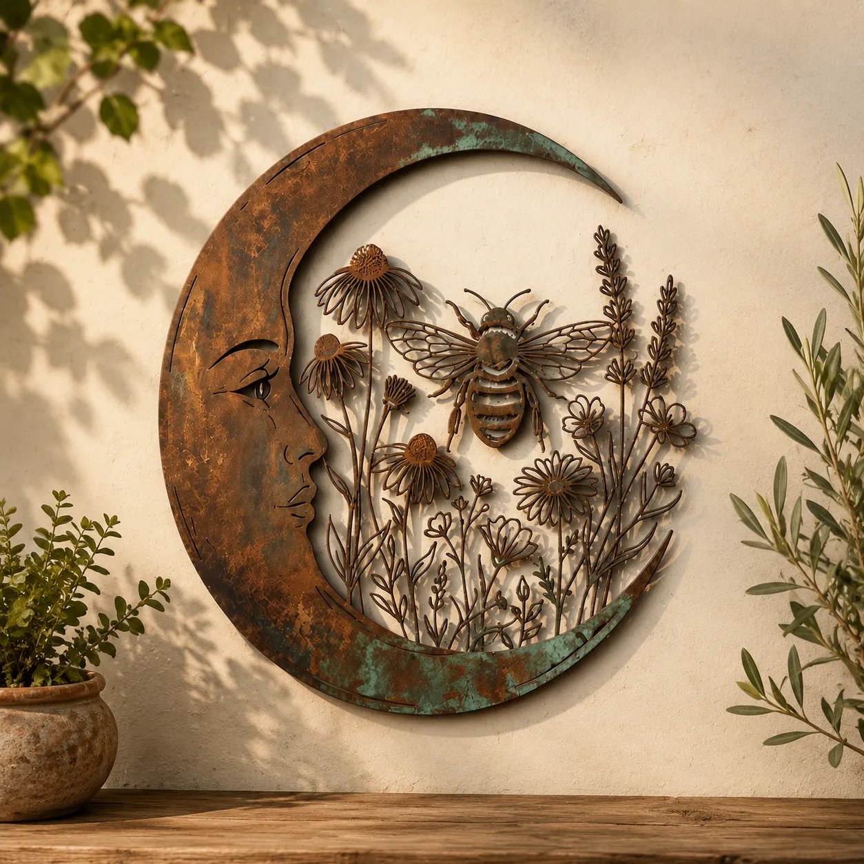 🌜Dragonfly Moon Wall Decor