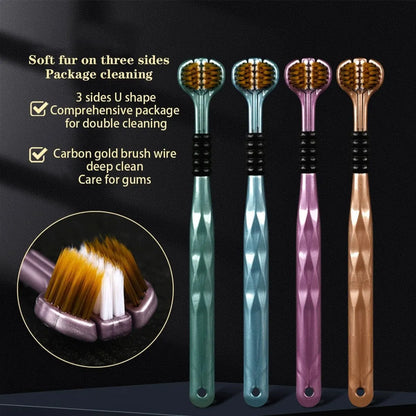 🔥Three head toothbrush