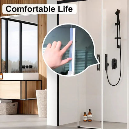 Silicone Door Weather Stripping Seal Strip, 5M/16.4FT Adhesive Door Bottom Draft Stopper for Doors and Windows