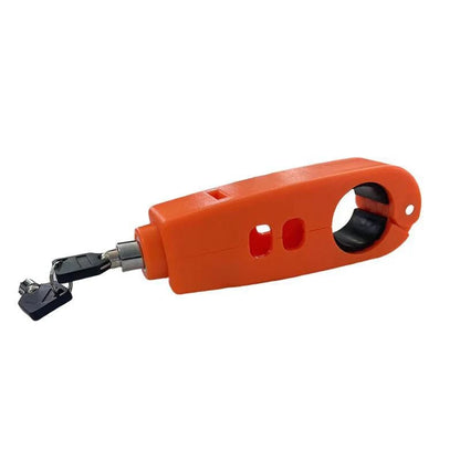 🔒 Handlebar Lock with Alarm: Precision Copper Core, Universal Fit, Weatherproof, for Bike & Motorcycle