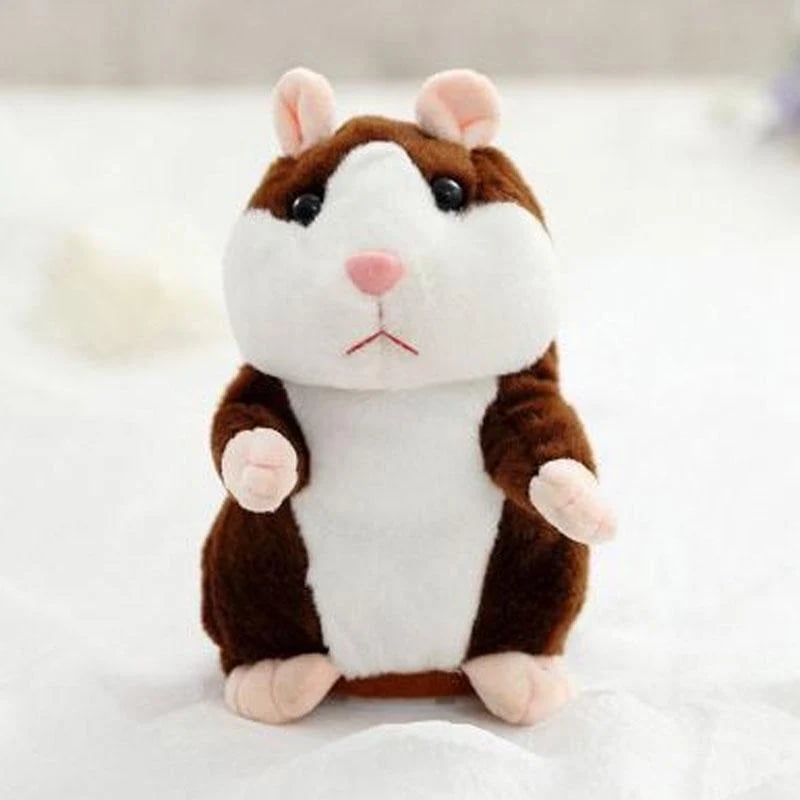 🐹 Talking Hamster Plush – repeats whatever you say, auto head-shaking, hilarious fun for kids & adults 🎁
