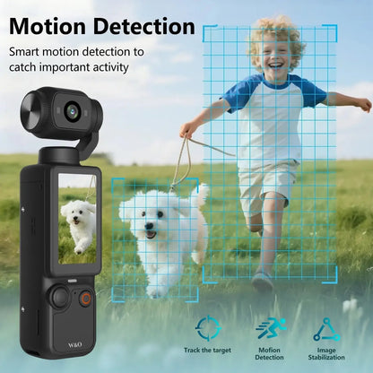 🎥 Upgraded Vlogging Camera – 180° Rotating Lens, Full-Body Video Recorder for Travel, Daily Life & Content Creation