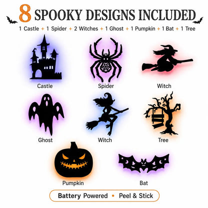 Halloween LED Wall Light Stickers