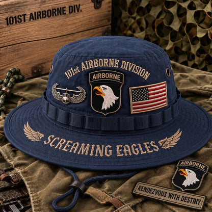 🇺🇸 Last Day Promo: 49% OFF🦅101st Airborne Division Screaming Eagles Tribute Boonie Hat