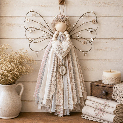 ⏳ Last Day 49% OFF – 🪽 Beginner-Friendly DIY Layered Fabric Angel Hanging Kit | Complete Kit with All Tools & Step-by-Step Guide Included 💕