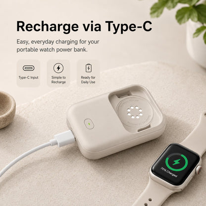 📍⌚ Portable Apple Watch Power Bank