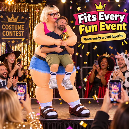 ✨Trompe-l'oeil Carry-Me Inflatable Outfit  Ideal for Halloween Parties & Festival Stage Shows