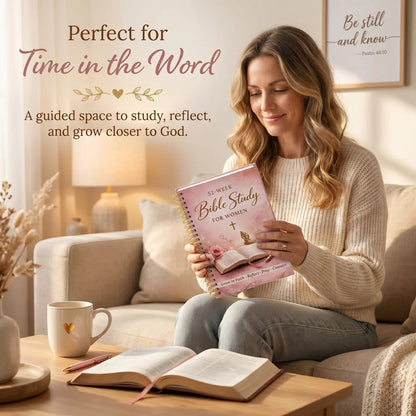 ✝️🙏The Bible in a Year for Women: 52-Week Guided Study📚(📦Buy 2 Free Shipping)