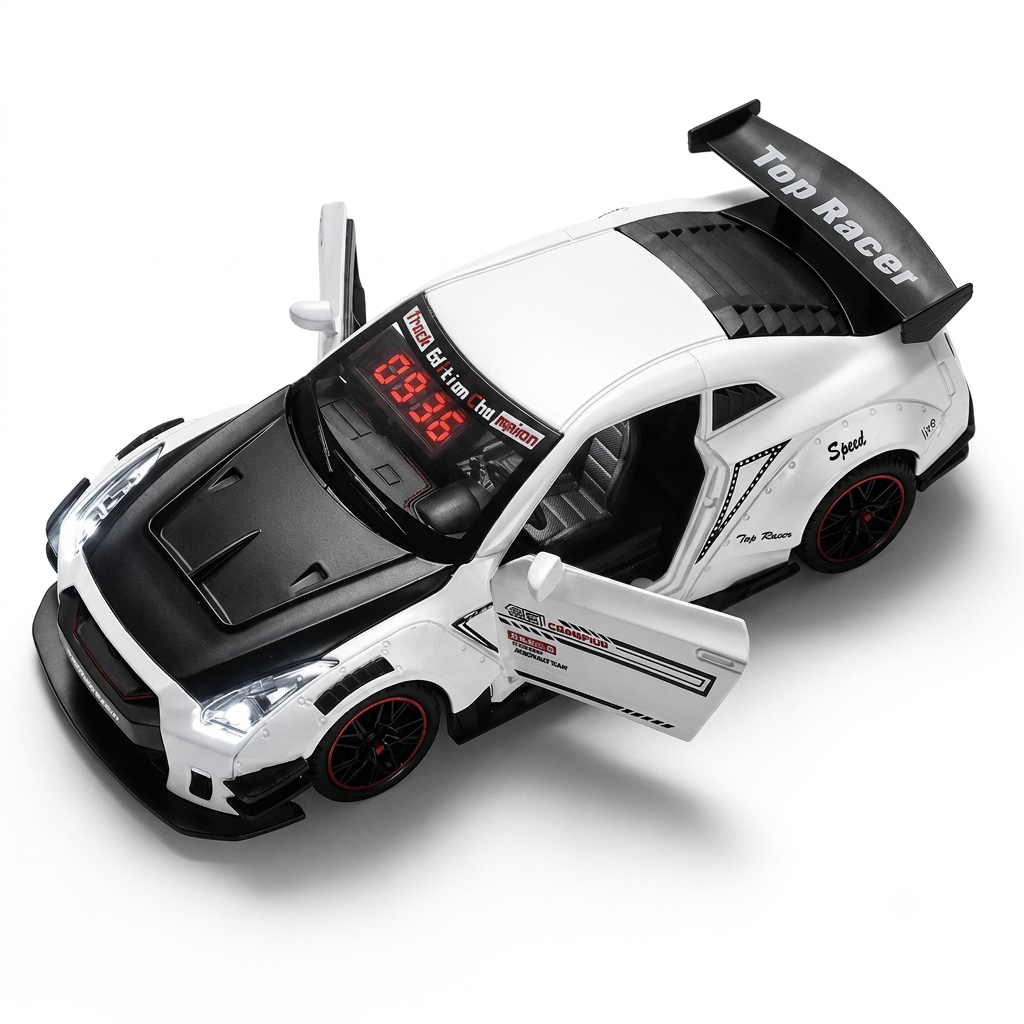 🏎️ Sports Car Alarm Clock Remote Control Model Car
