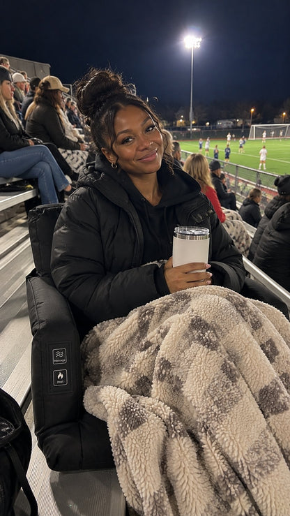 Portable Heated Stadium Seat