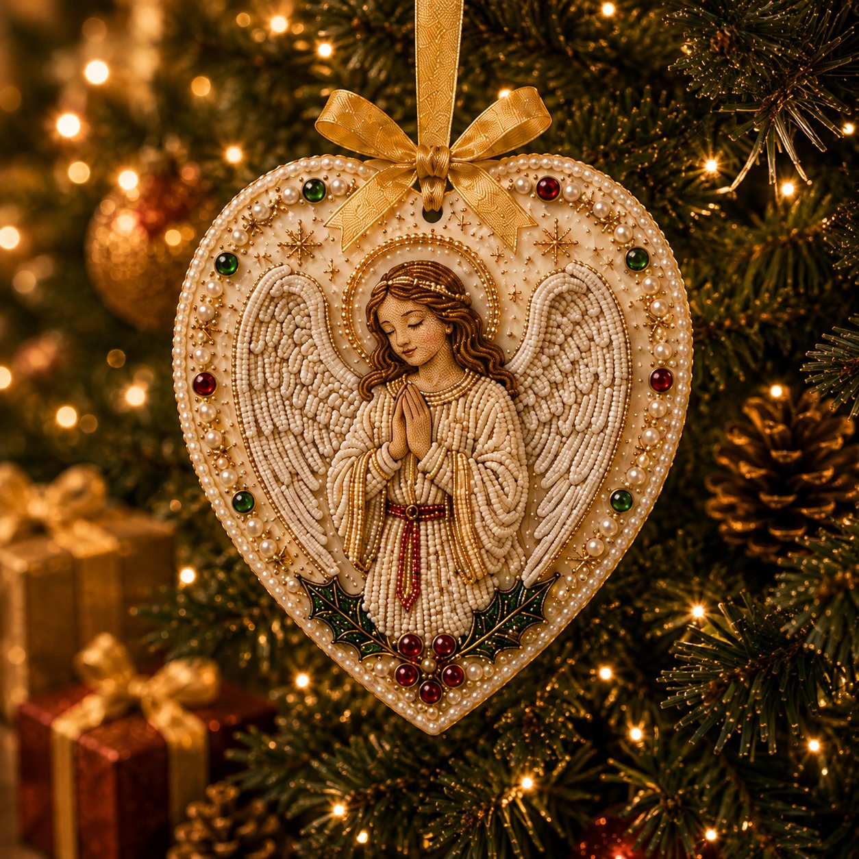 🔥Last Day 49% OFF - ✝️✨ DIY Pearl & Gem Christmas Ornament Collection🎄