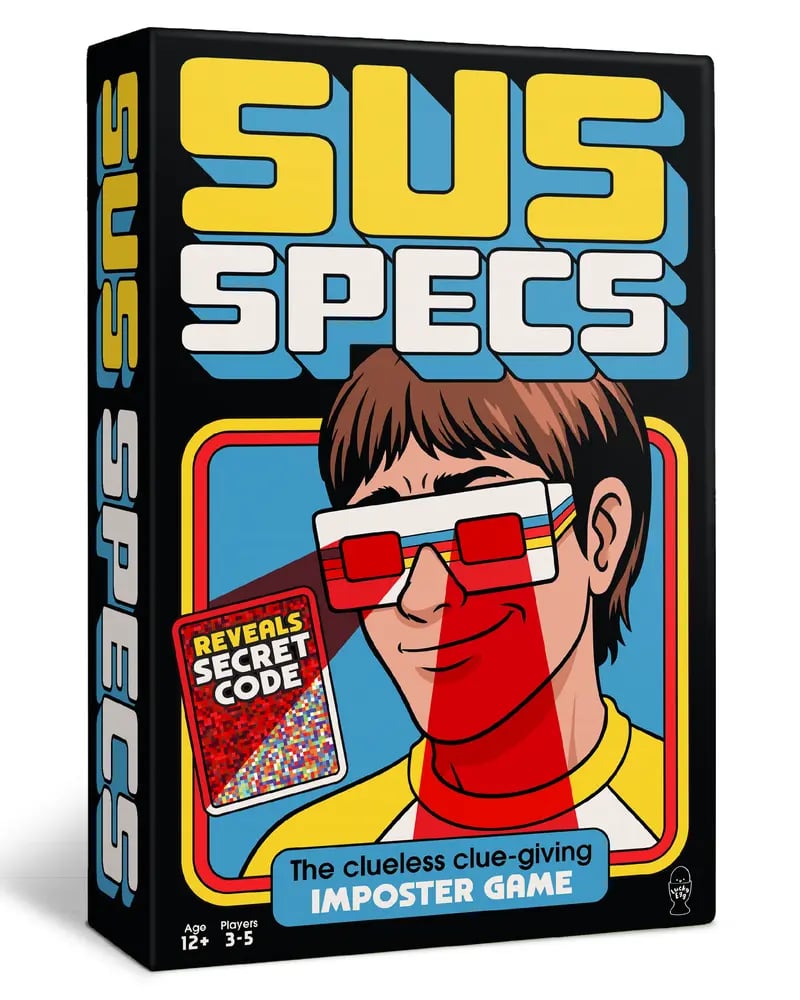 🔥LAST DAY 50% OFF - 🕵️Lucky Egg Sus Specs - The Clueless Clue-Giving Imposter Game