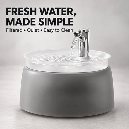 Filtered Cat Water Fountain – Circulating Pet Drinking Station