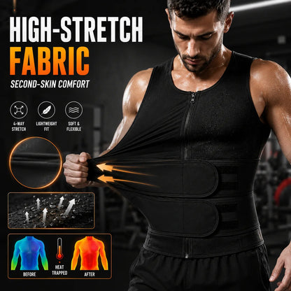 Men's Sweat Sauna Shaper Vest🔥