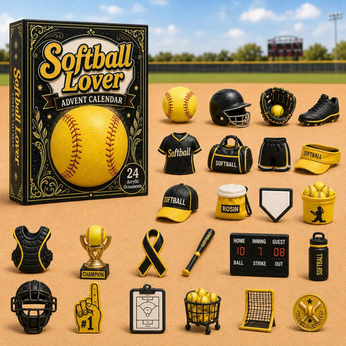 Softball Lover Advent Calendar 2026 - 24-Day Festive Countdown